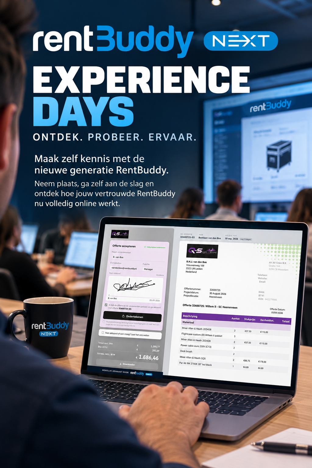 RentBuddy Next Experience Days (1+1 GRATIS)