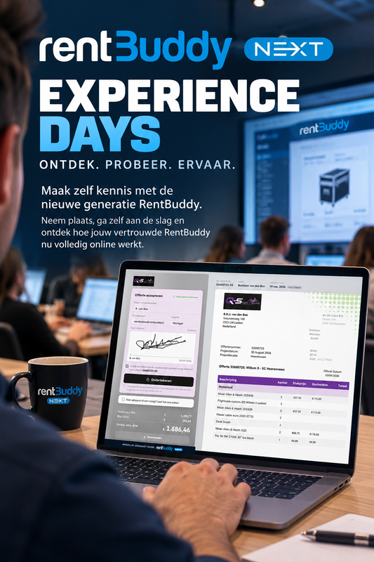 RentBuddy Next Experience Days (1+1 GRATIS)